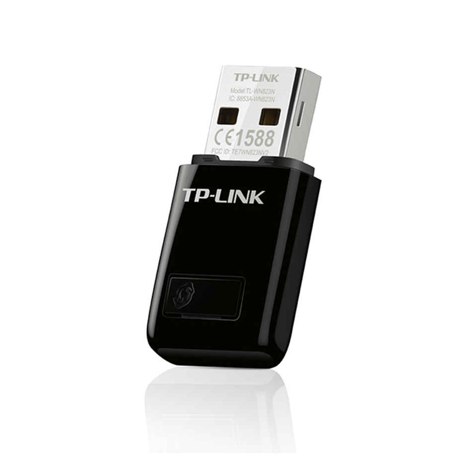 TP-Link TL-WN823N 300Mbps Mini Wireless Network USB Adapter for PC Desktop Laptop - Black