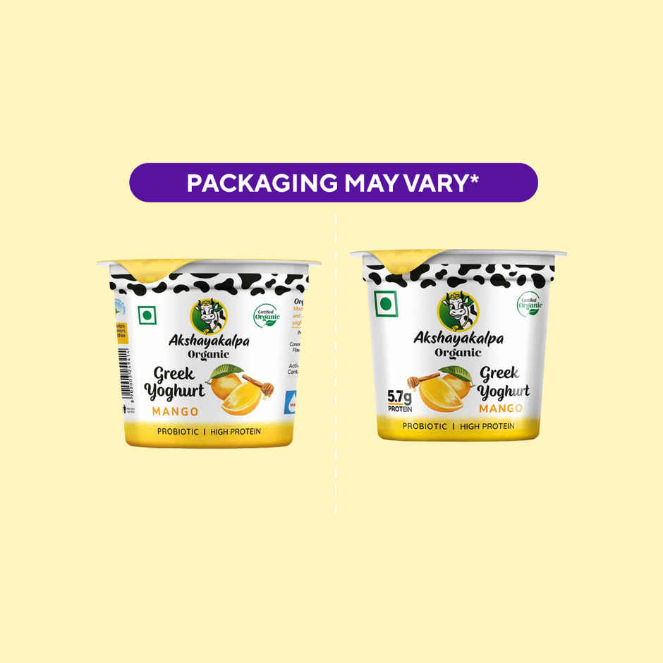 Akshayakalpa Organic Greek Yogurt - Mango