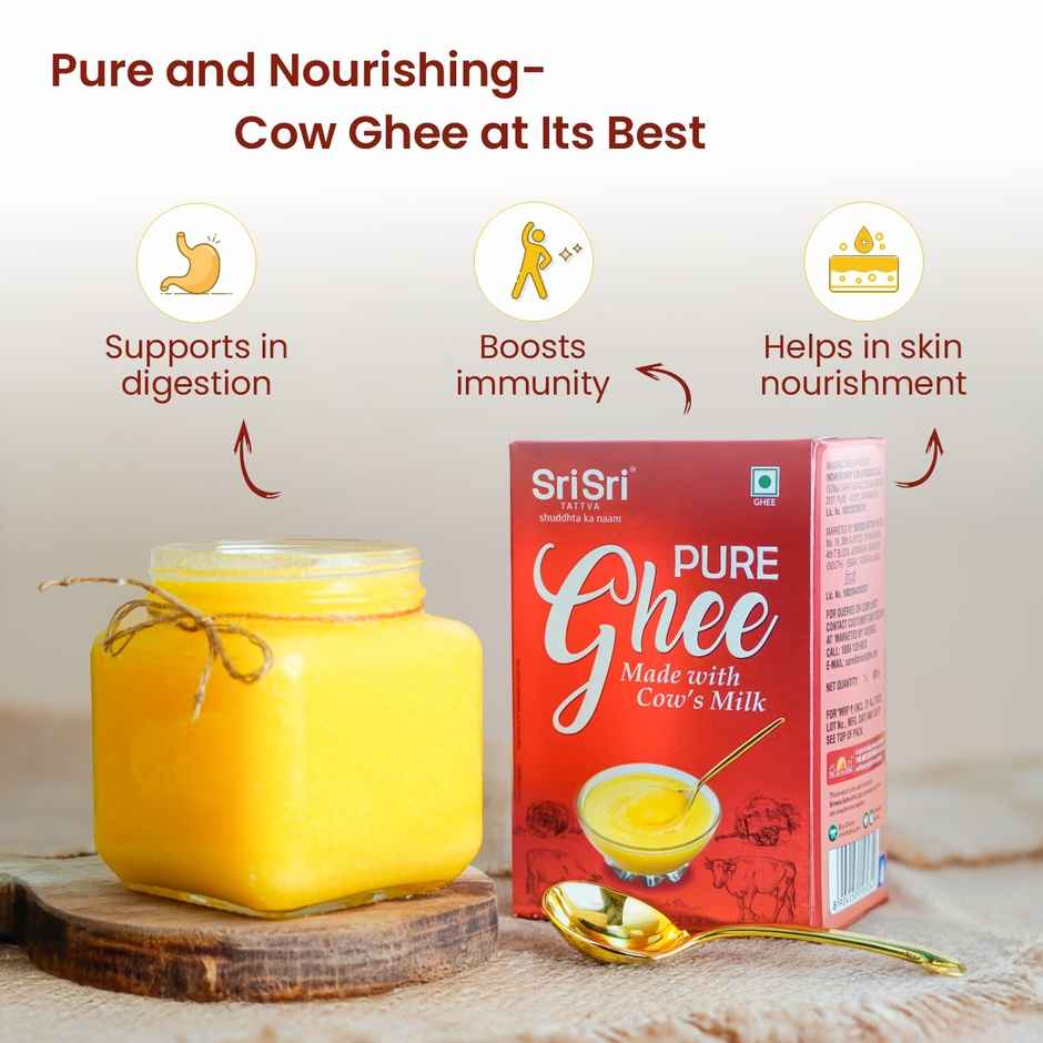 Sri Sri Tattva Pure Cow Ghee | Natural