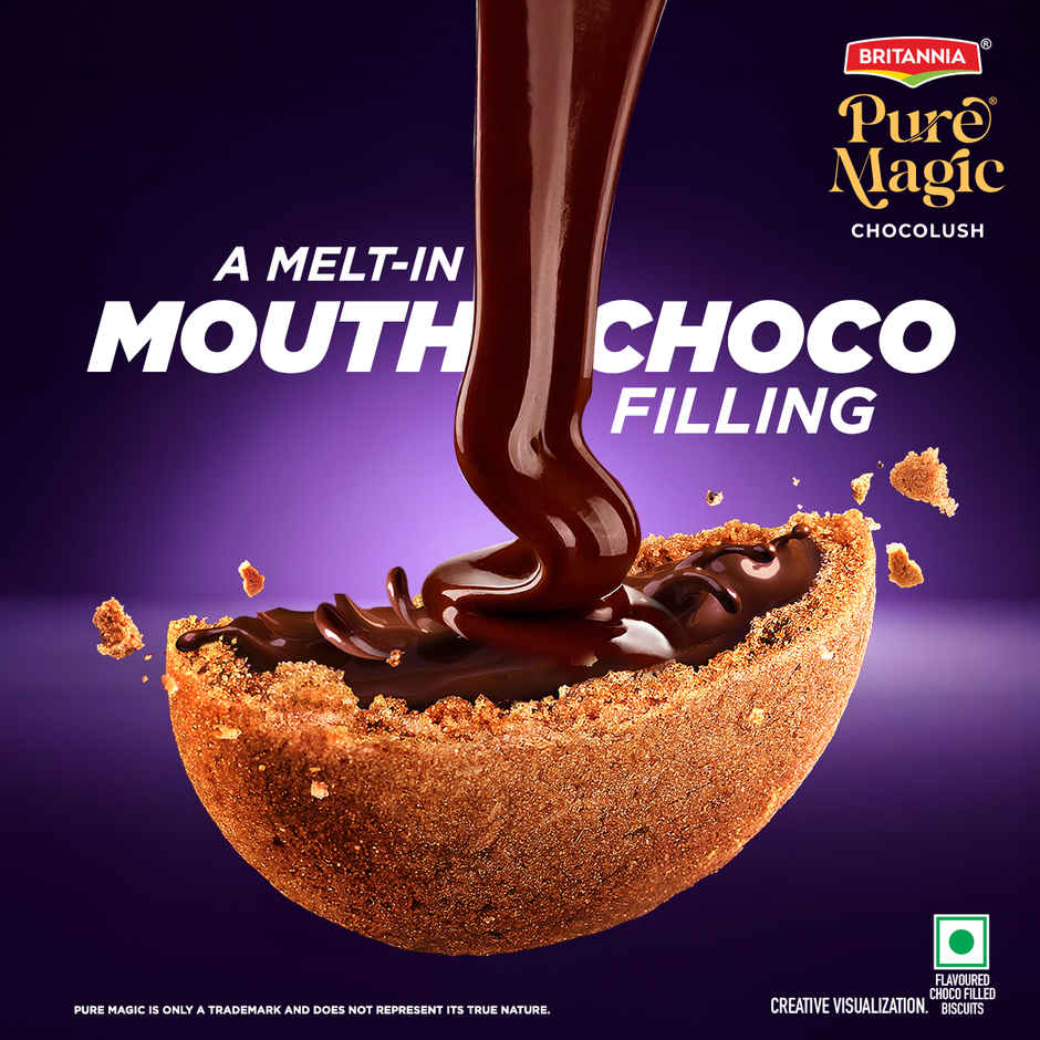 Britannia Pure Magic Chocolush Choco Filled Cookie