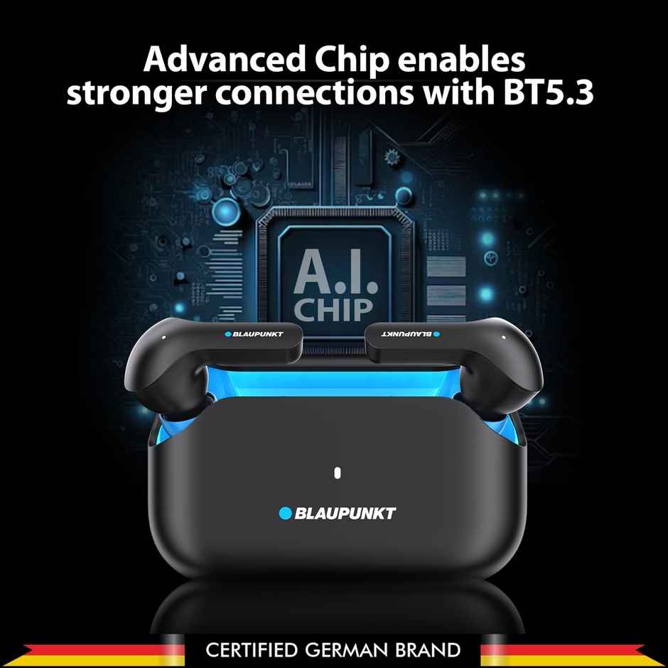 Blaupunkt Btw300 Xtreme True Wireless With Unstoppable 150 Hrs Playtime(Blue, In The Ear)