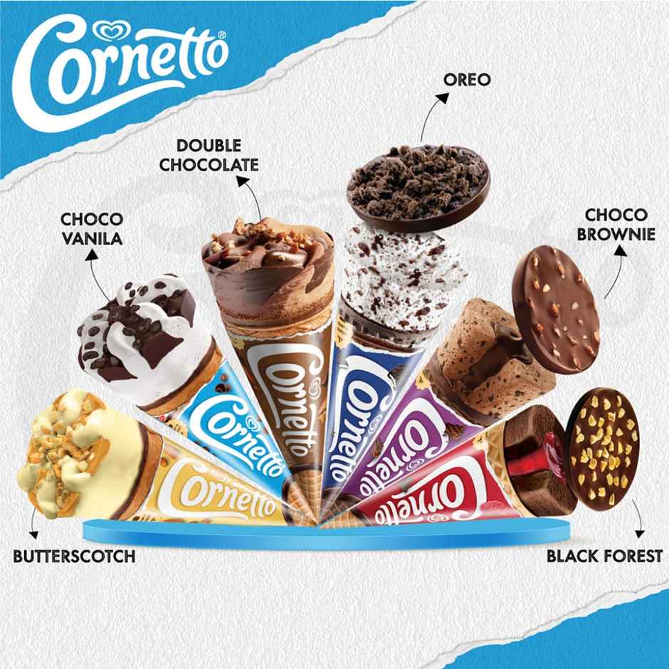 Kwality Wall's Cornetto Butterscotch Cone