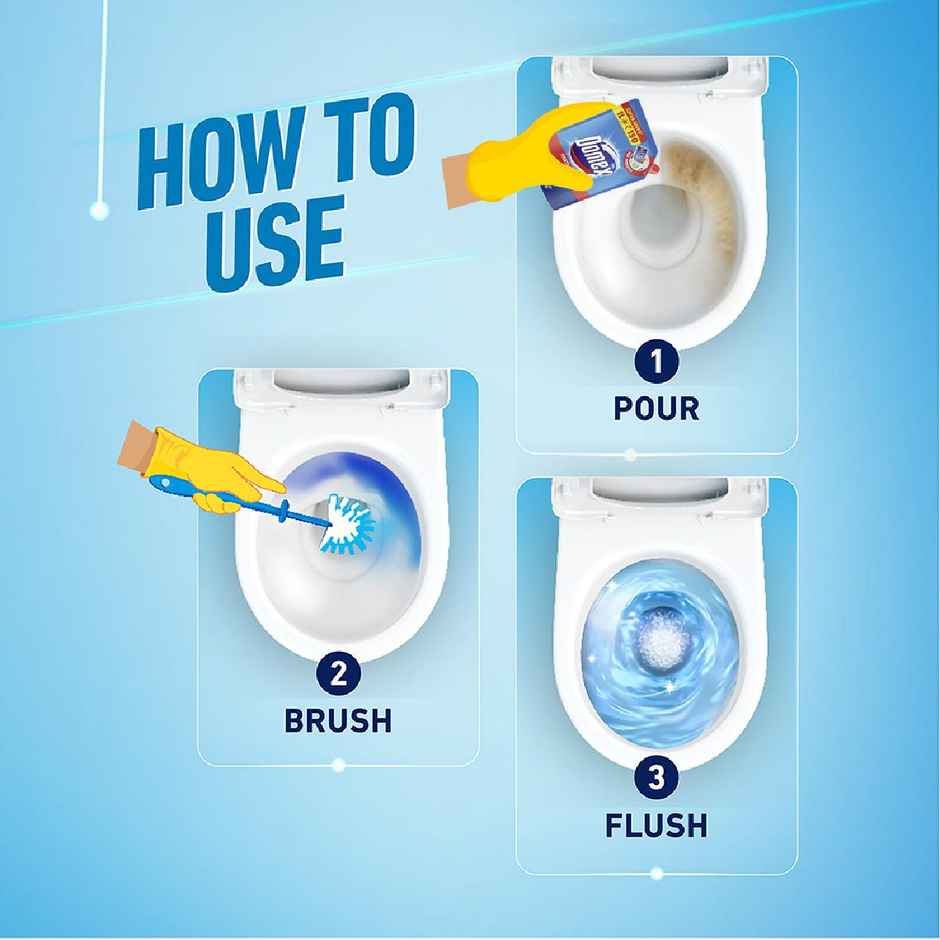 Domex Fresh Guard with Ocean Fresh Fragrance | Disinfectant Toilet Cleaner Combo 