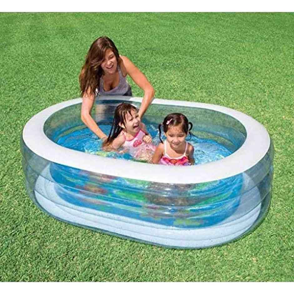 Toyshine Big Size Inflatable 3 Rings Baby Bath Tub Swimming Pool Play Centre Toy For Kids