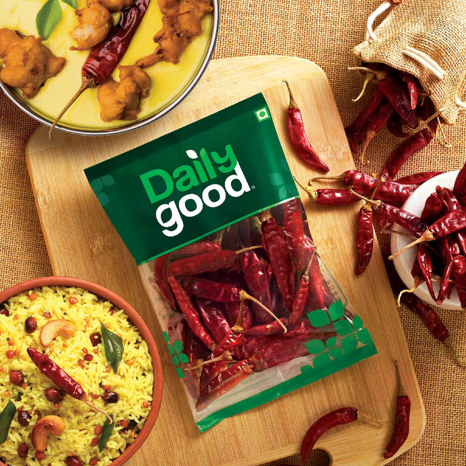 Daily Good Chilli With Stem / Guntur With Stem