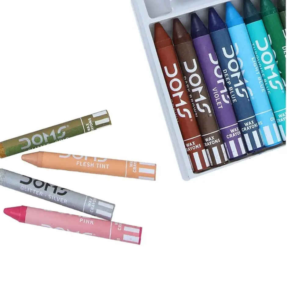 Doms Jumbo 24 Shades Wax Crayons