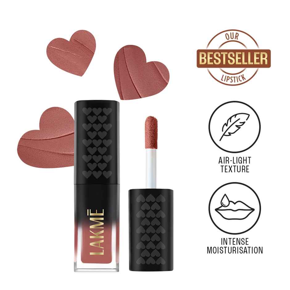 Lakme Xtraordin-airy Lip Mousse Mini | Blush Nude