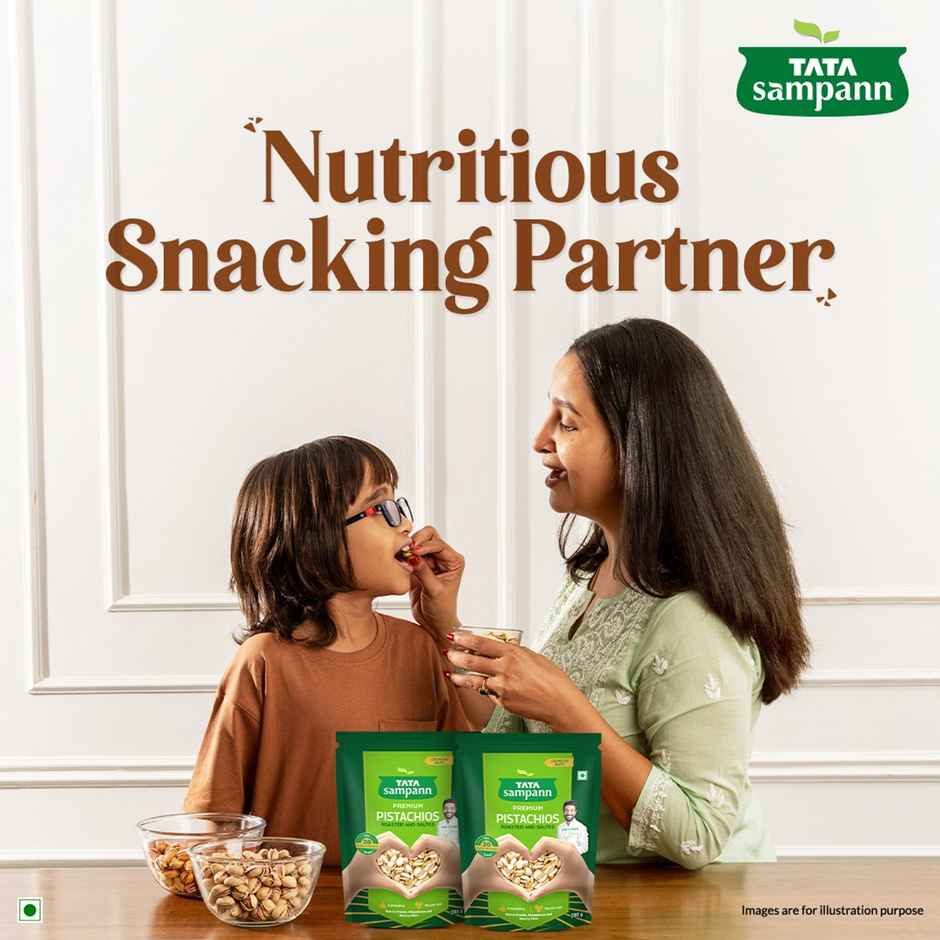 Tata Sampann Authentic Iranian Pistachios Roasted & Salted
