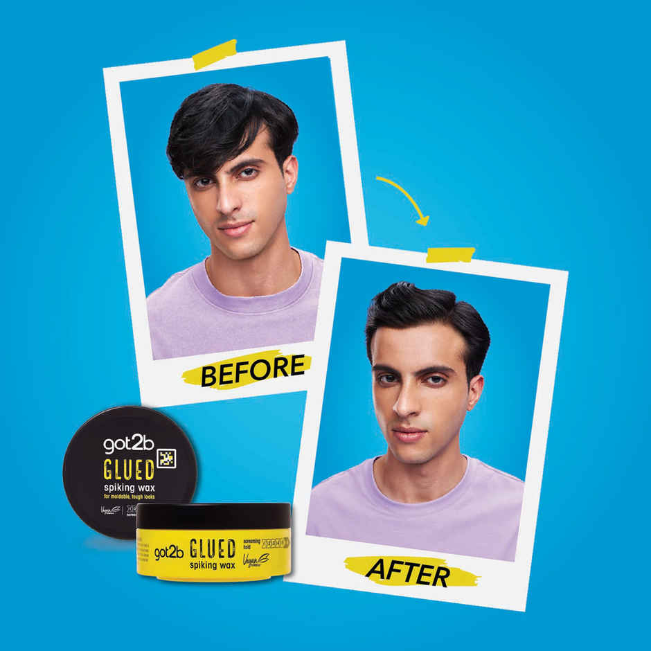 Glued Spiking Wax With Ultra Strong Hold For Tough Looks & Spunky Hairstyle