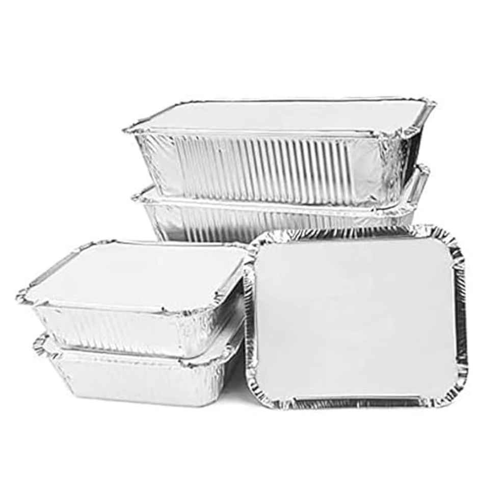Naturepac Foil Container + Lid  750ml | Sturdy & Practical Combo