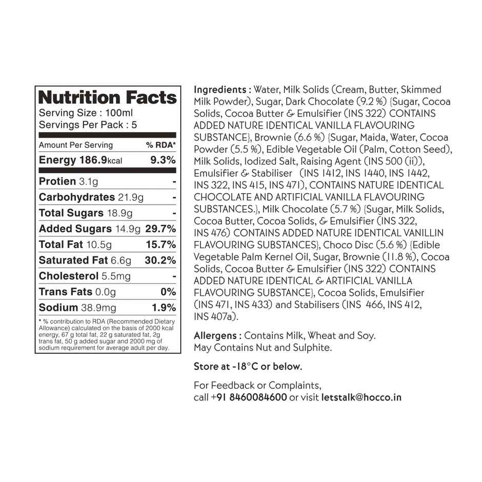 Huber & Holly Belgian Chocolate & Brownie Tub