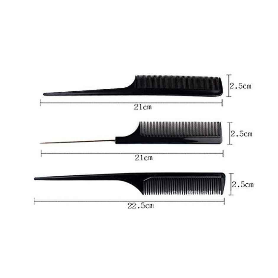 Bronson Professional Combs Set With Multipurpose Styling Comb For All Hair Types