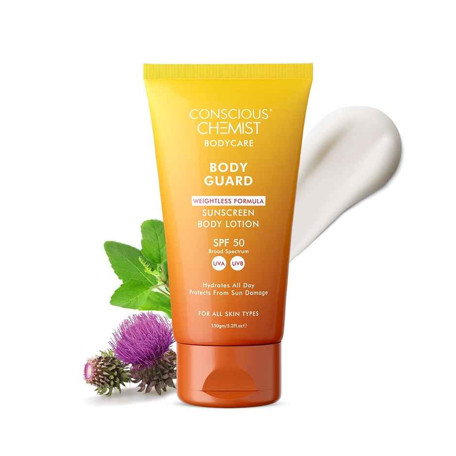 Conscious Chemist Body Guard Sunscreen Body Lotion SPF 50 PA++++