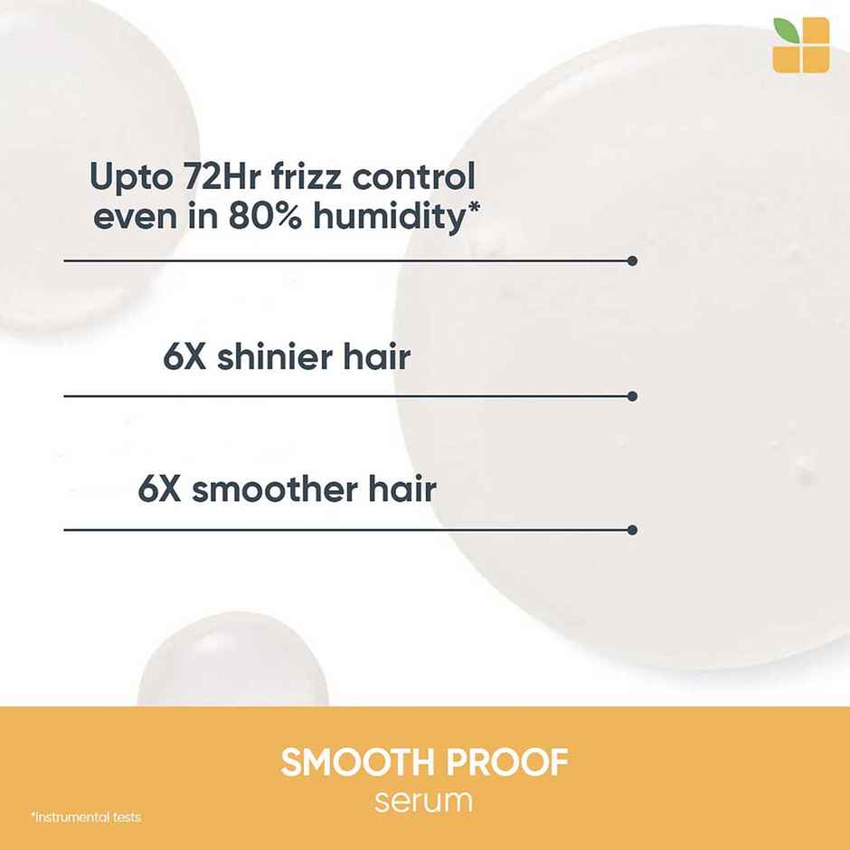 BIOLAGE SMOOTHPROOF 6-in-1 Hair Serum for Frizzy Hair, Vegan & No Added Parabens