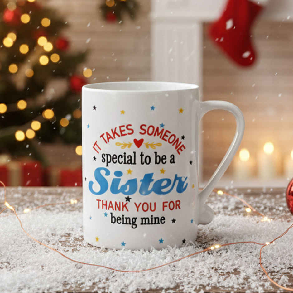 Archies Special Thanks To Sister Ceramic Mug