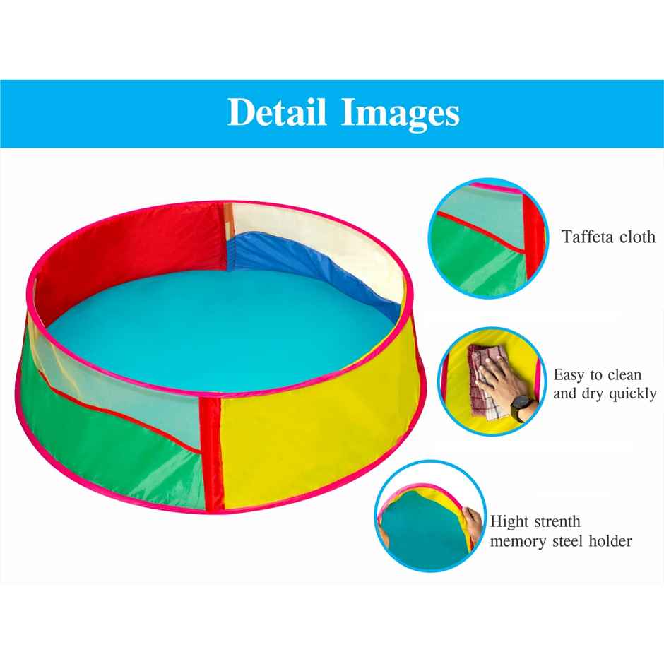 Itoys Ball Pool Tent With 64 Balls Round Tent(Colour May Vary)