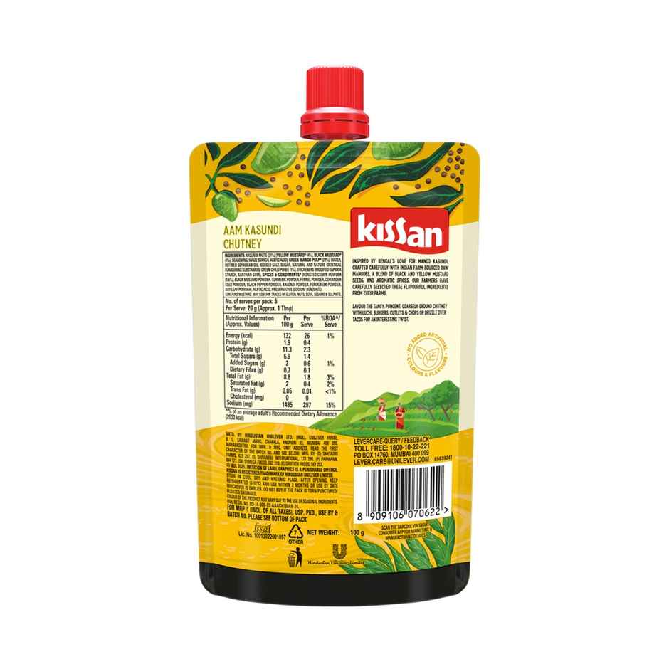 Kissan Aam Kasundi Chutney Pouch