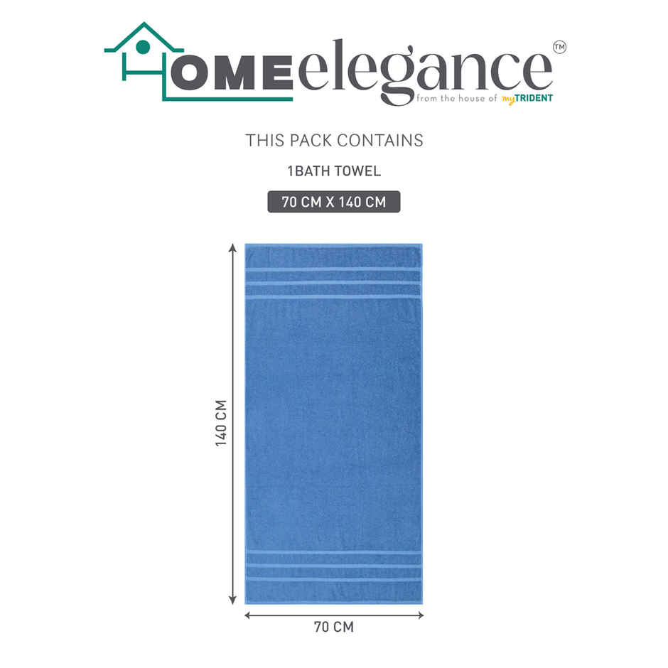 Home Elegance by myTrident Day to Day Bathtowel | 340 GSM | Riverside