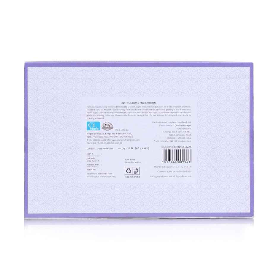 IRIS Fragranced Votive Aroma Candles | Shot Glass | Candle Gift Set | Home Decor