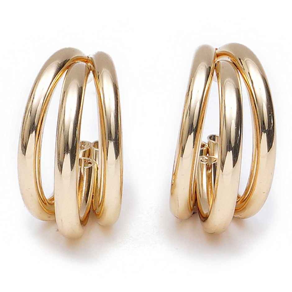 Karatcart Women's Hoop Earrings Gold One Size | 33034780