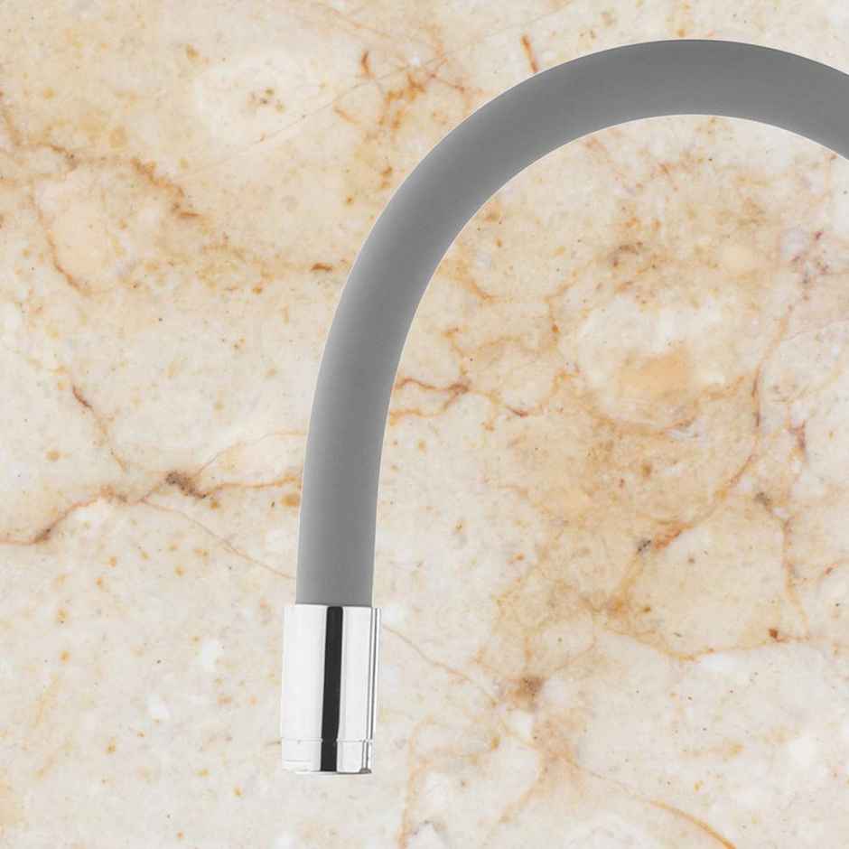 Hindware Single Lever Sink Mixer With Flexible Food Grade Silicon Spout| Hot And Cold Water Mixer