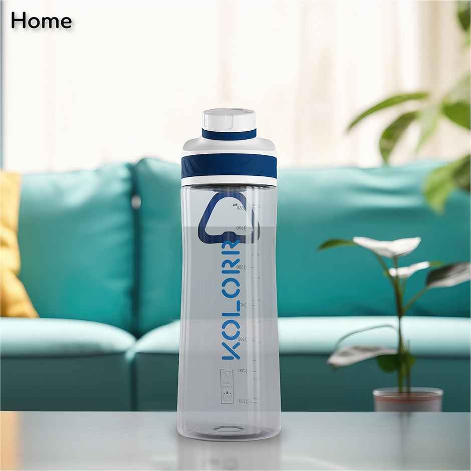 Kolorr Zest+ 750 ml Bottle | Blue & White | Ideal for Travel & Everyday Hydration