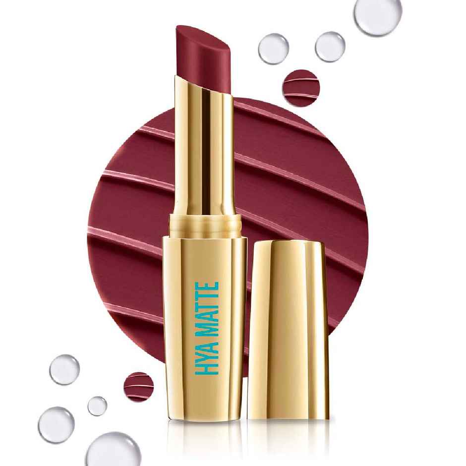 Lakme 9to5 Hya Matte Lipstick | Plum Pitch