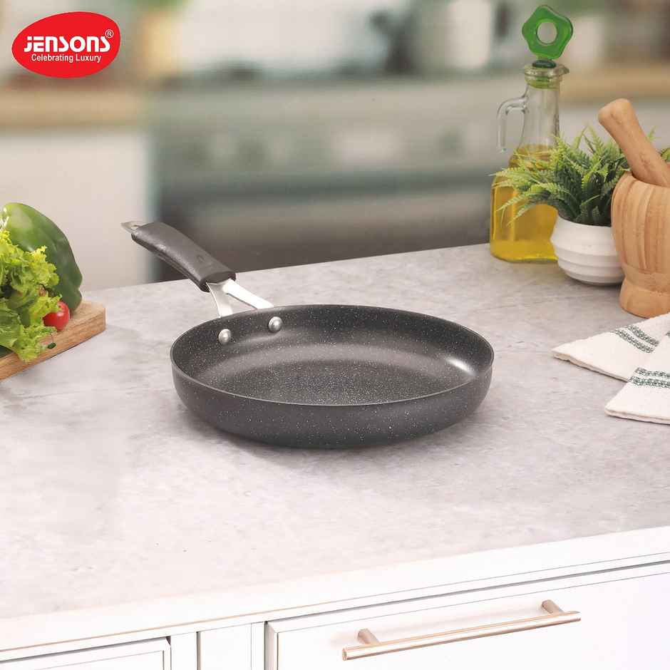 Jensons Pro Wellness Frying Pan Without Lid 25 cm Induction Compatible