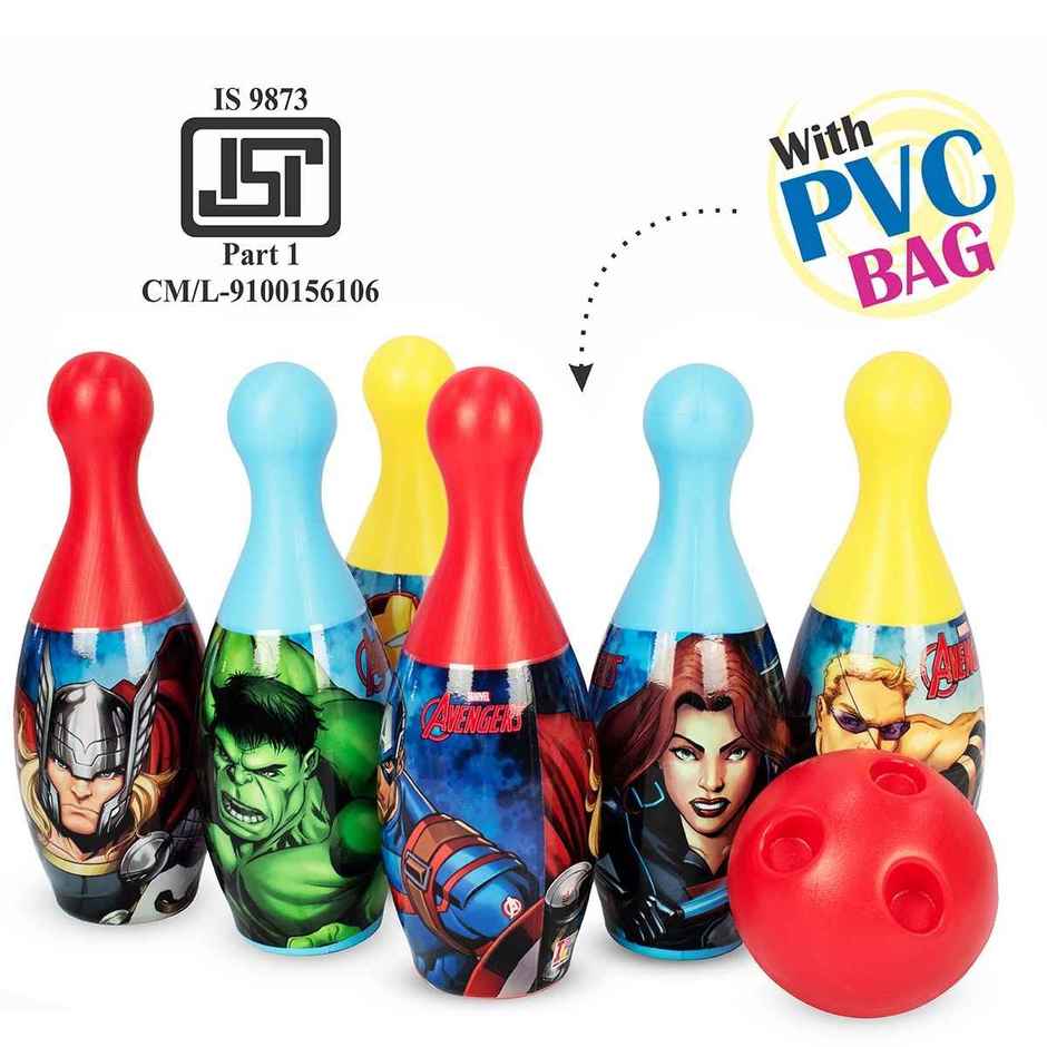 ITOYS Bowling Set Pvc-Avenger (Assorted)