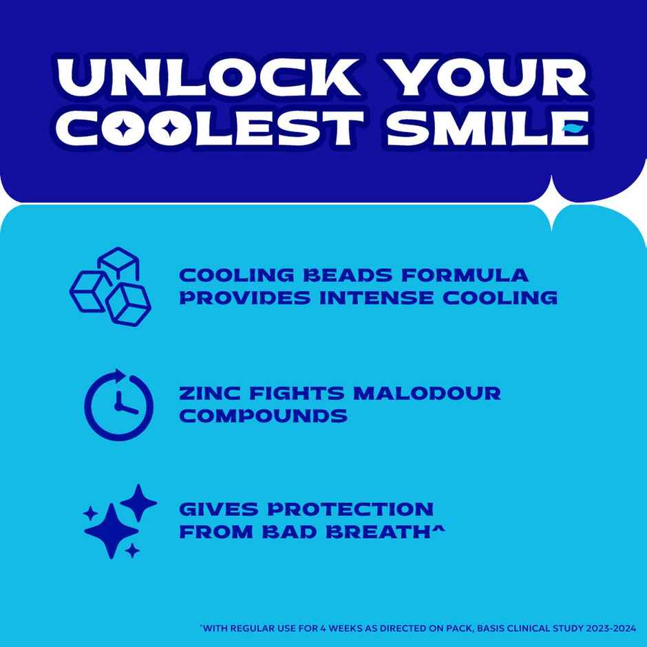 Closeup Intense Cool Gel Toothpaste for Long Lasting Fresh Breath