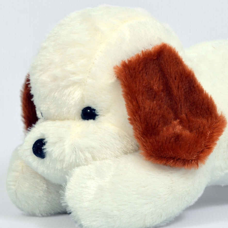 Babique Dog Cute Plush Soft Toys for Kids Birthday Gift 26 cm White