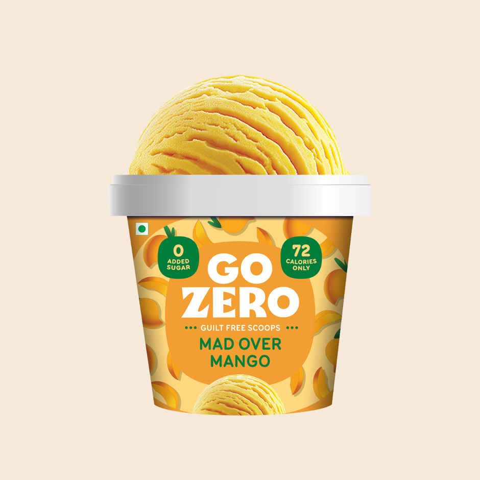 Go Zero Mad Over Mango Guilt Free Ice Cream Cup