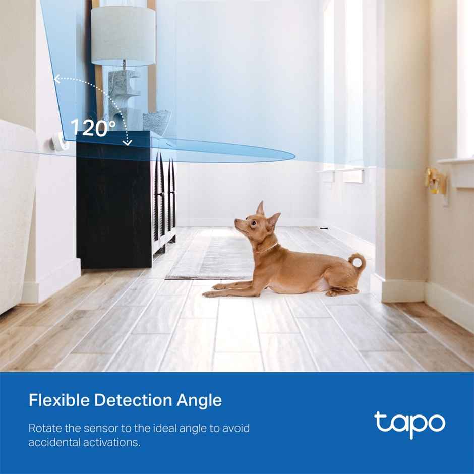 TP-Link Tapo T100 Smart Motion Sensor, with Motion-Activated Light, Energy Saving, Device Sharing