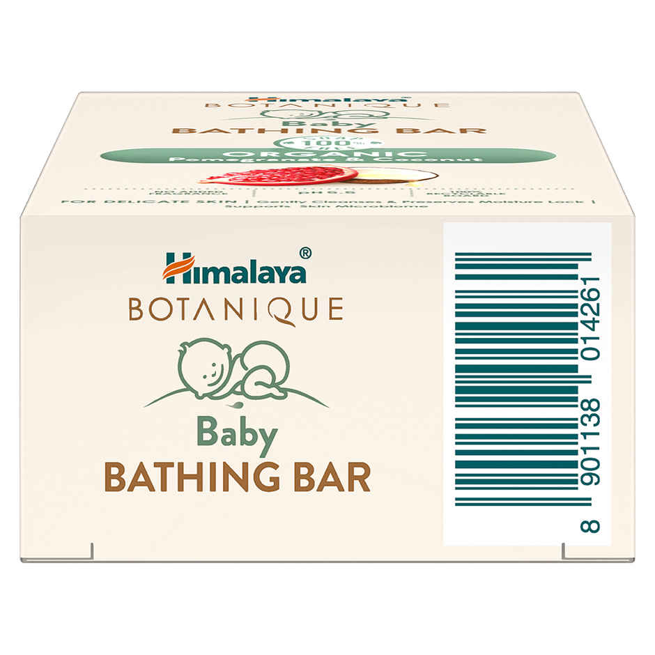 Himalaya Botanique Baby Bathing Bar | Organic | No Tears | Preserves Moisture | Dermatologically Tested