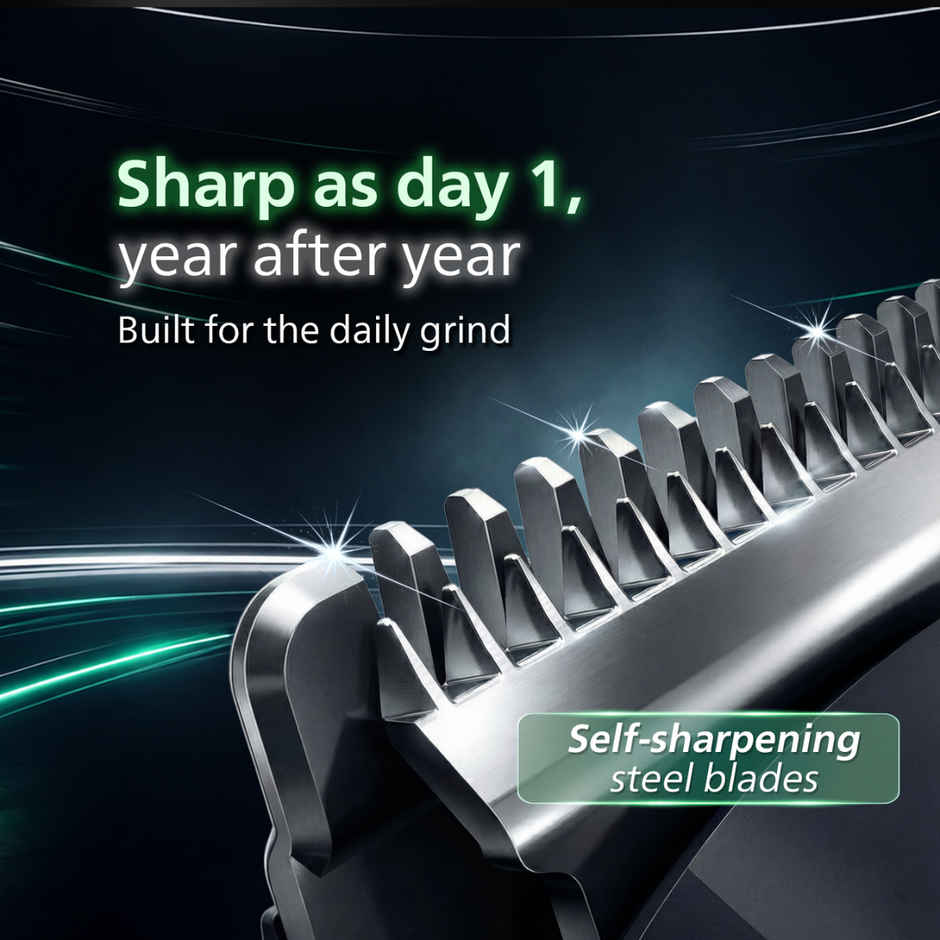 Philips All in One Trimmer 5000 Series 11 in 1 with BeardSense & Self Sharpening Blades MG5932/15