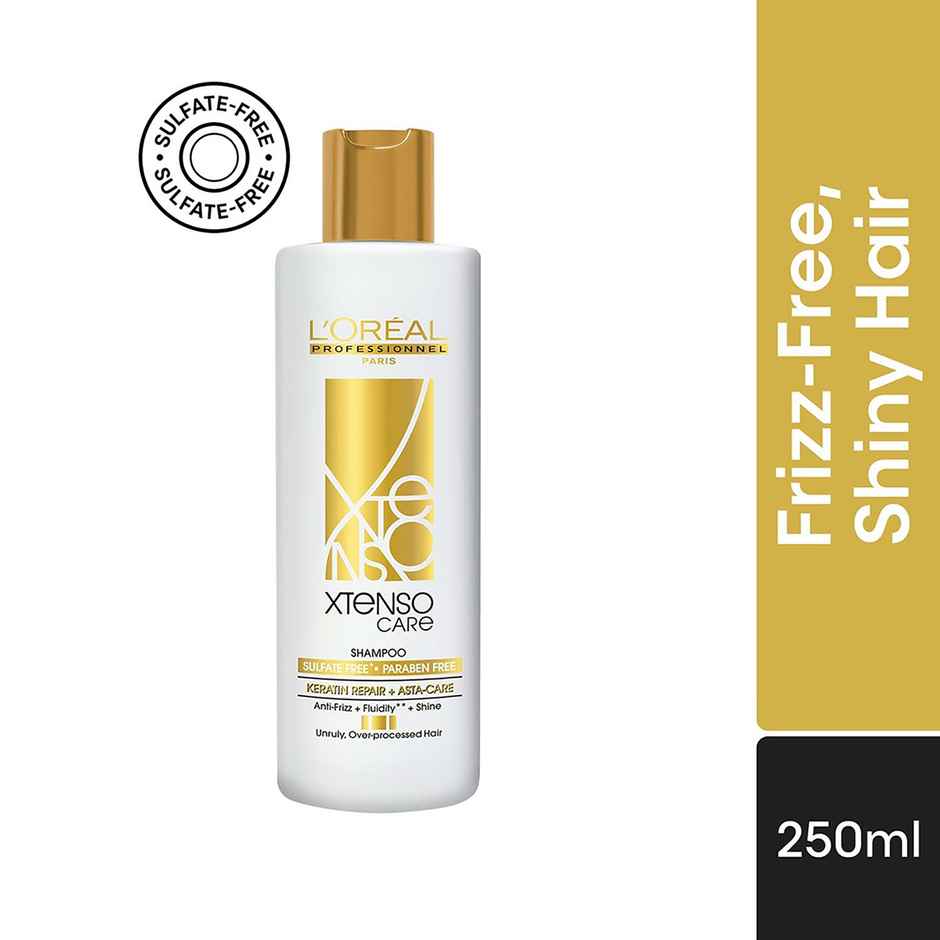 L'Oreal Professionnel Xtenso Care Sulfate-Free Shampoo For Frizz-Free, Shiny & Manageable Hair