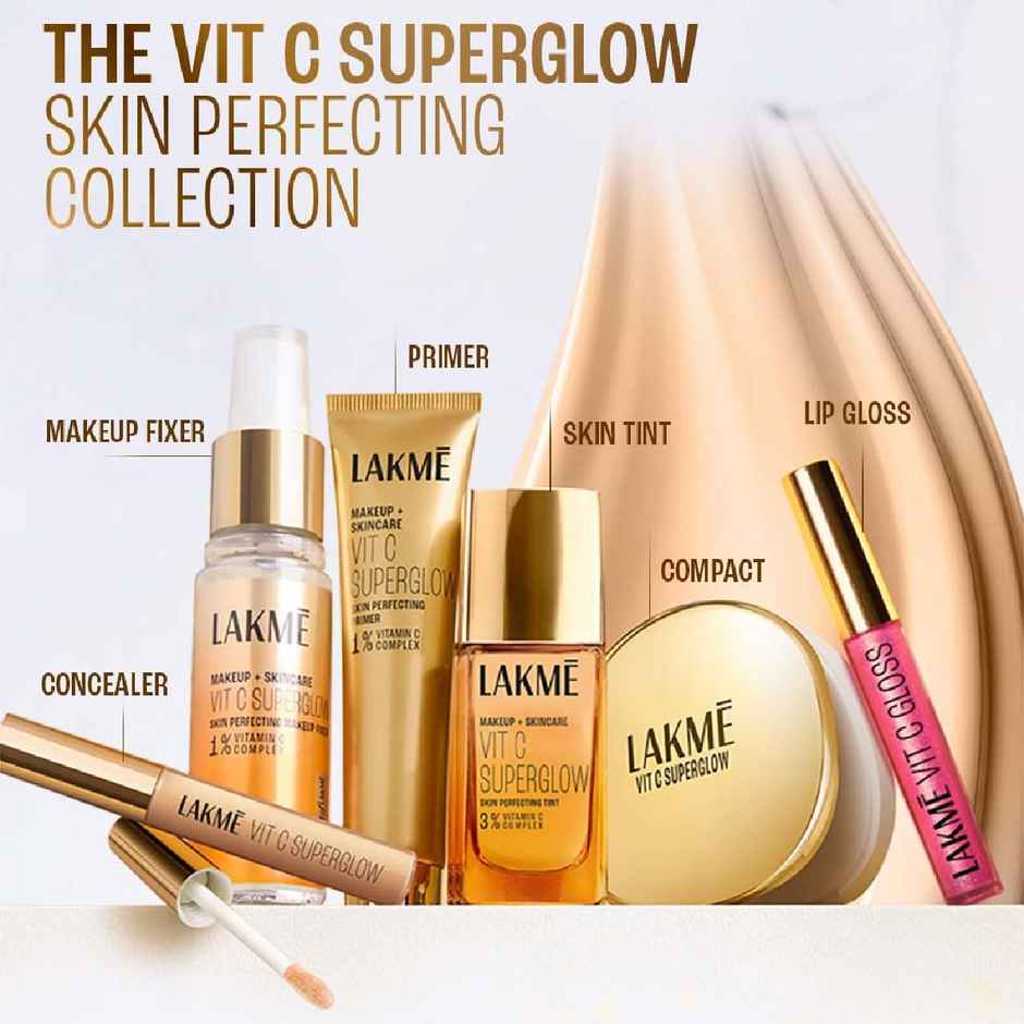 Lakme Superglowvit-C Gloss | Hotpink C6