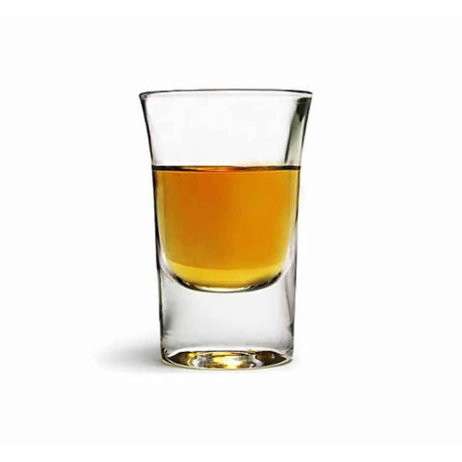 Hot Shot Glass Tumbler Set | 30 ml | Elegant Design | Durable | Dishwasher Safe | Roxx