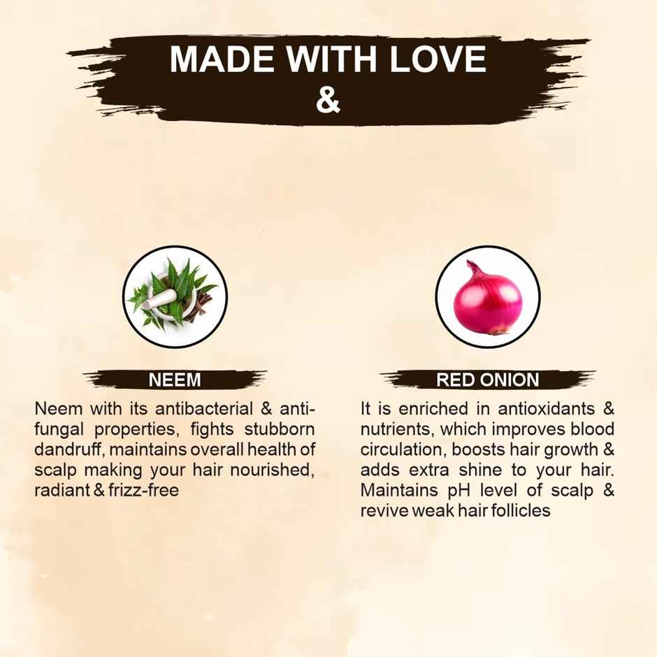 Nimbarka Neem Onion And Hair Oil For Strong & Healthy Hair Suitable For All Hair Types