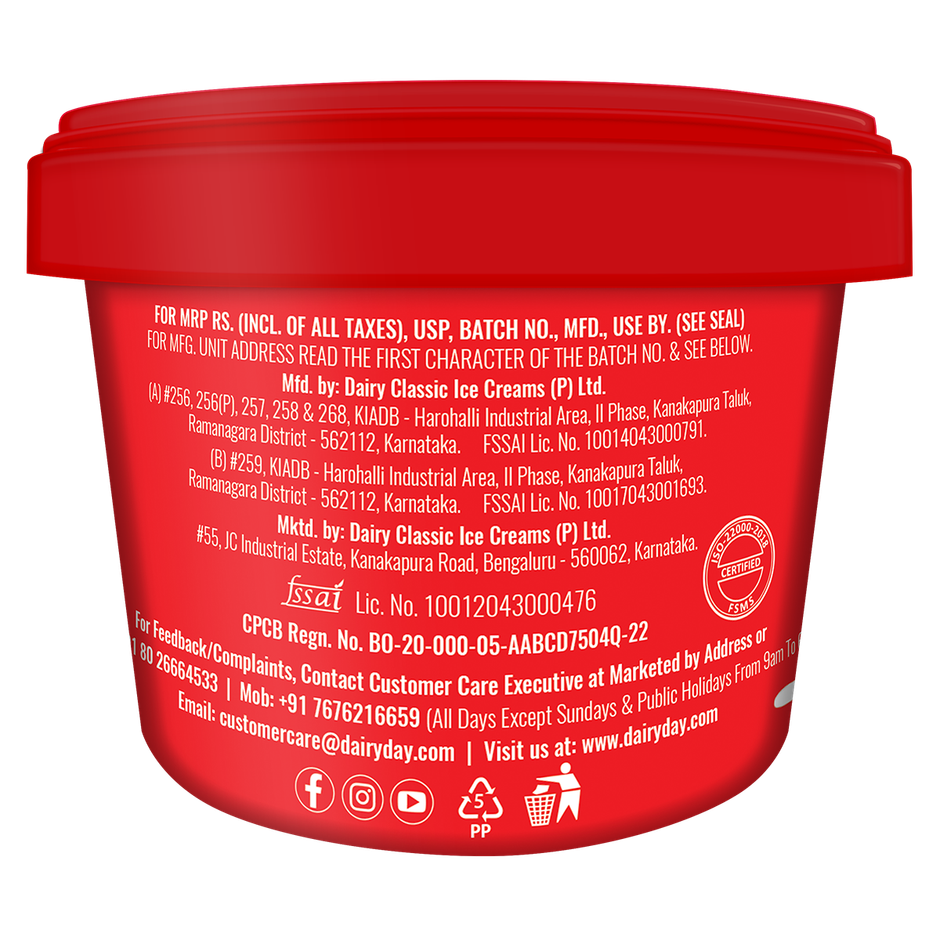 Dairy Day Vanilla Ice Cream Tub