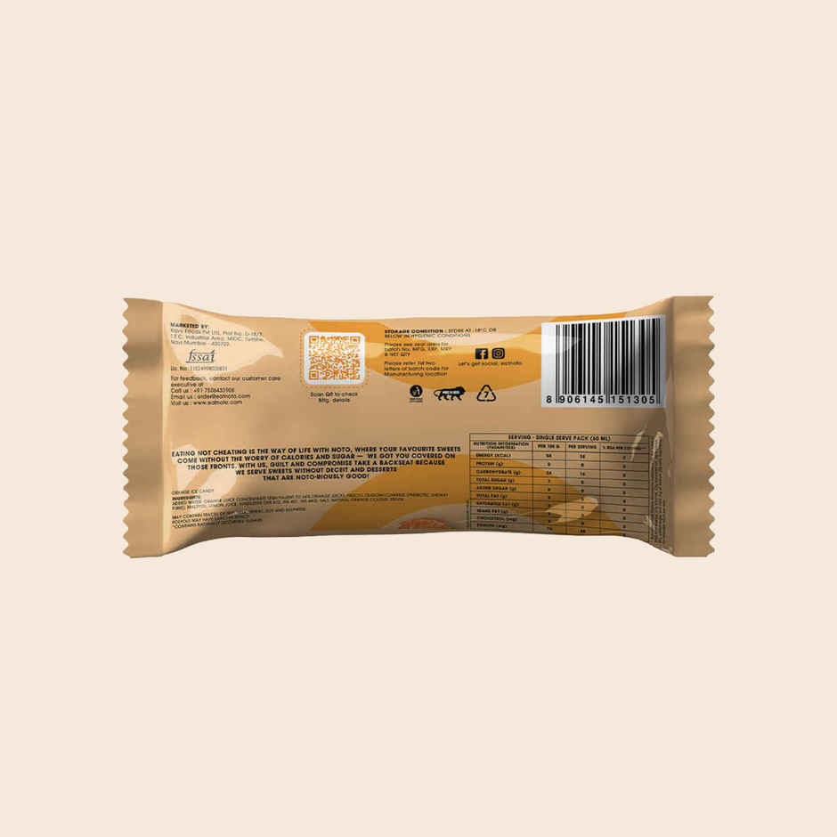 NOTO Orange Sugar Free, Guilt Free Popsicle