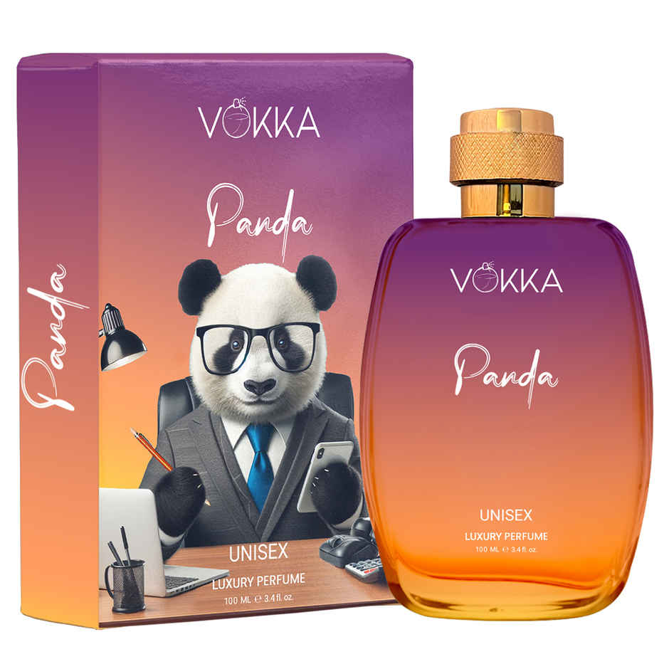 Vokka Panda Unisex Luxury Long Lasting EDP Saffron Amber Leathery