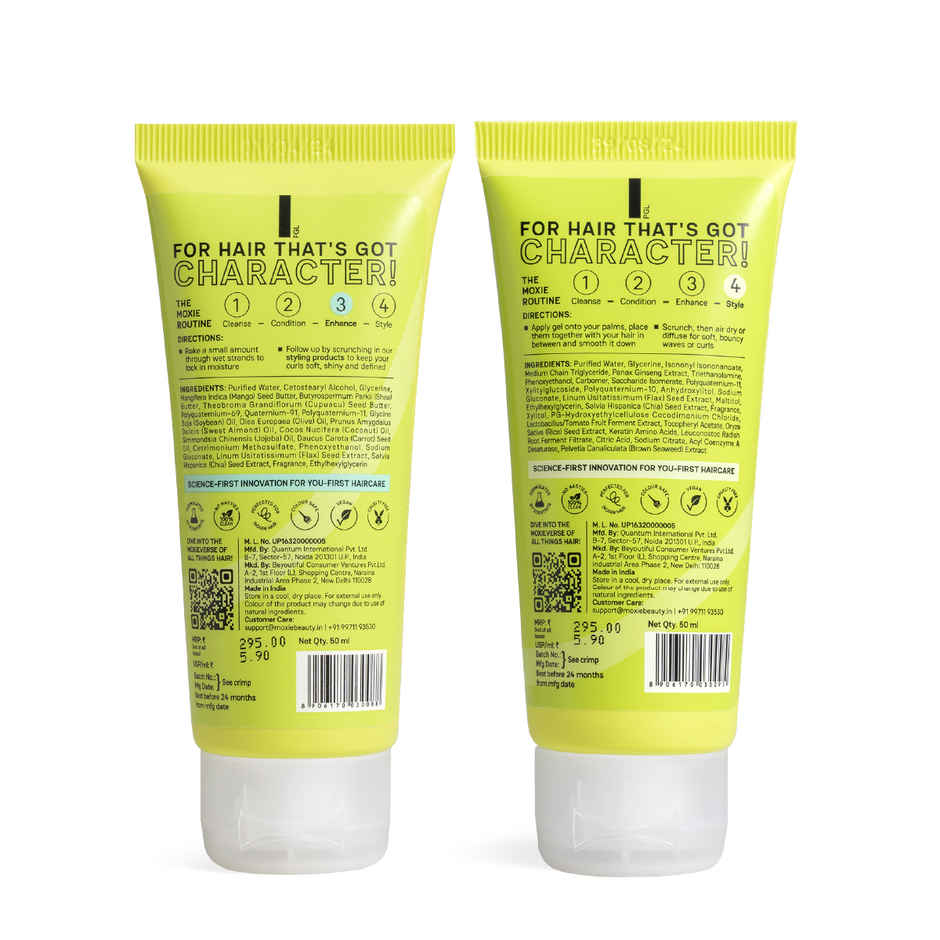 Moxie Beauty Curl Cream & Styling Gel Duo
