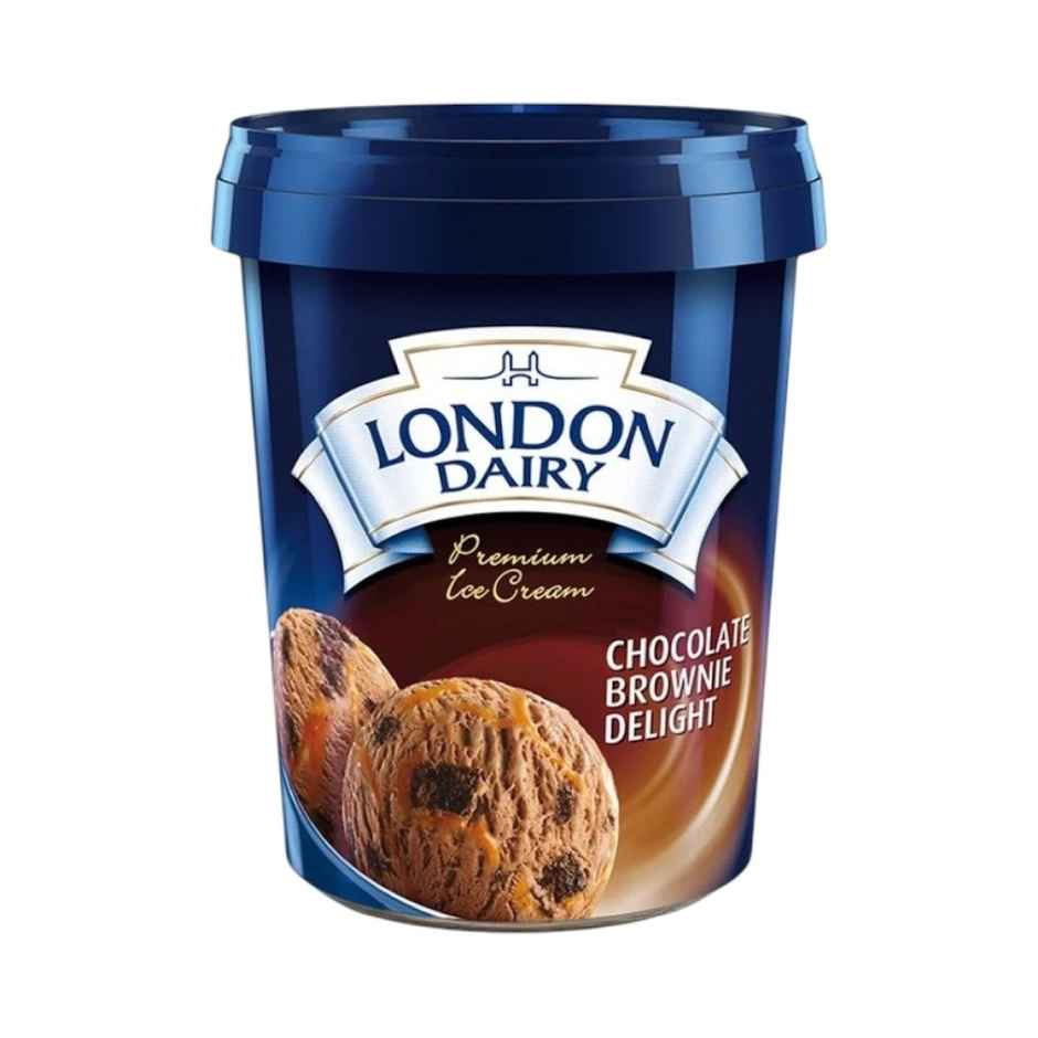 London Dairy Choco Brownie Delight Ice Cream Tub