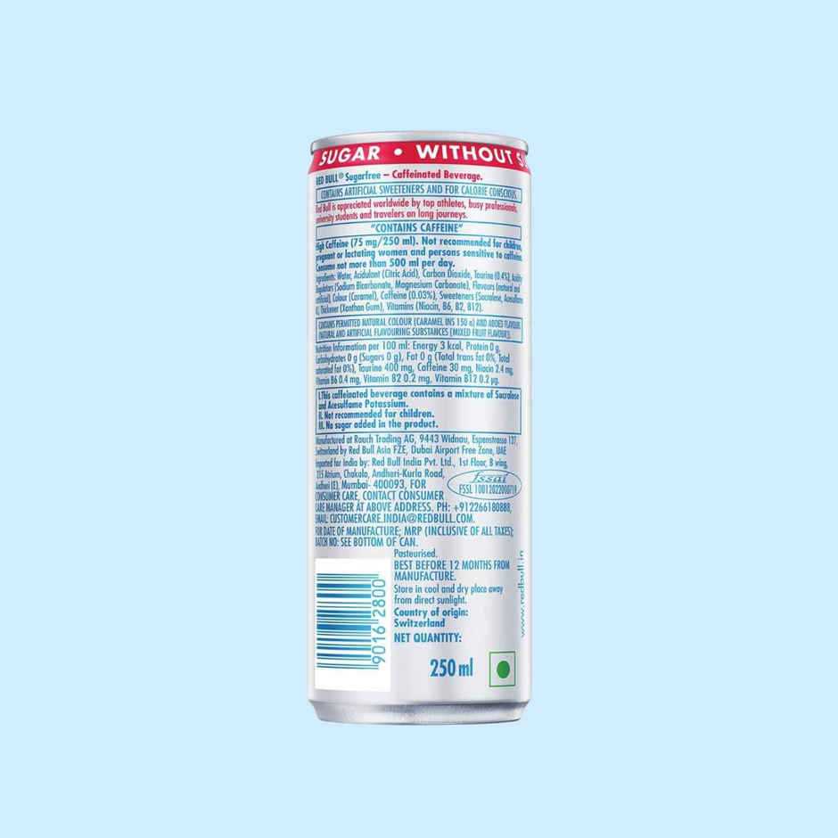 Red Bull Energy Drink | Sugar Free | Energizing & Fizzy