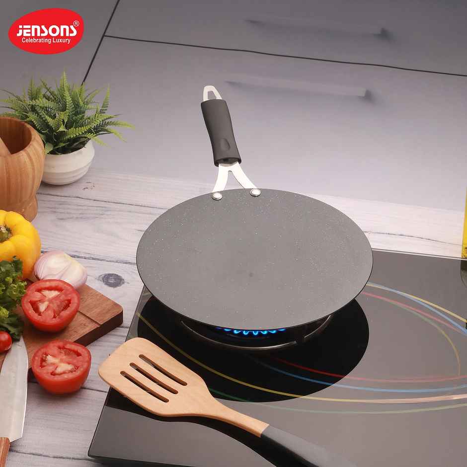 Jensons Pro Wellness Concave Tawa 25 cm Induction Compatible