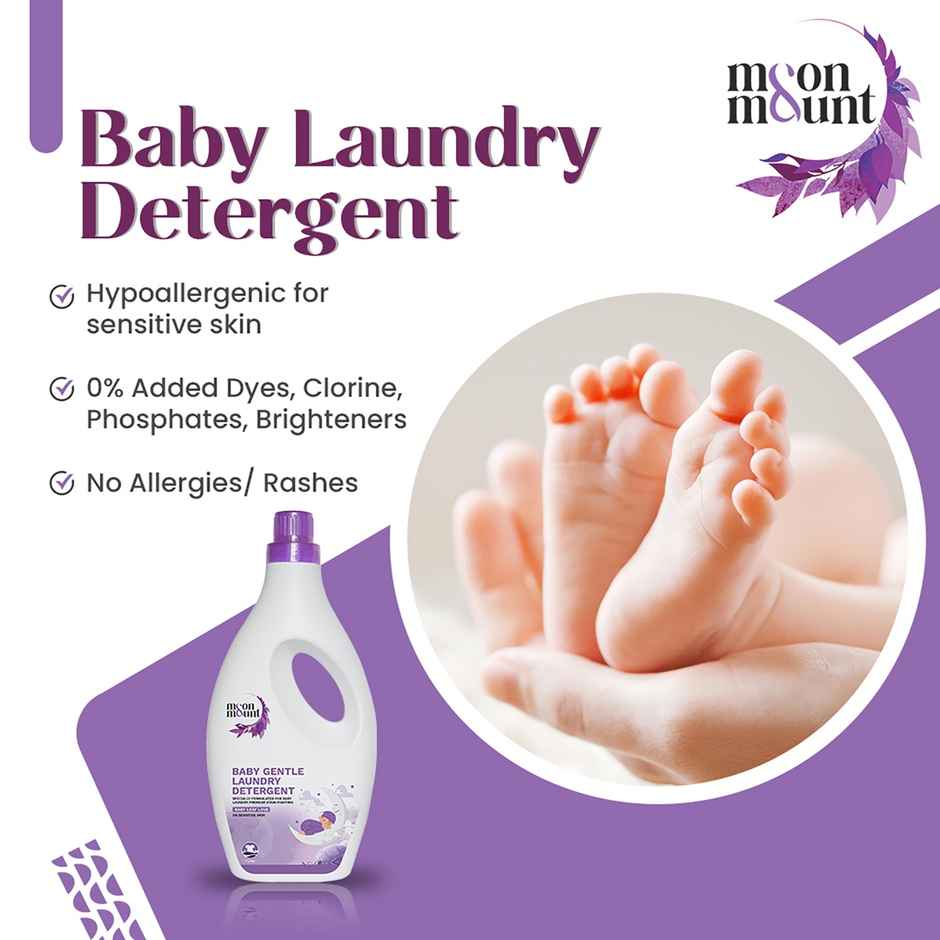 Moon And Mount Baby Laundry Liquid Detergent Washing Liquid For Baby Clothes Leaf Love | Leaf Love