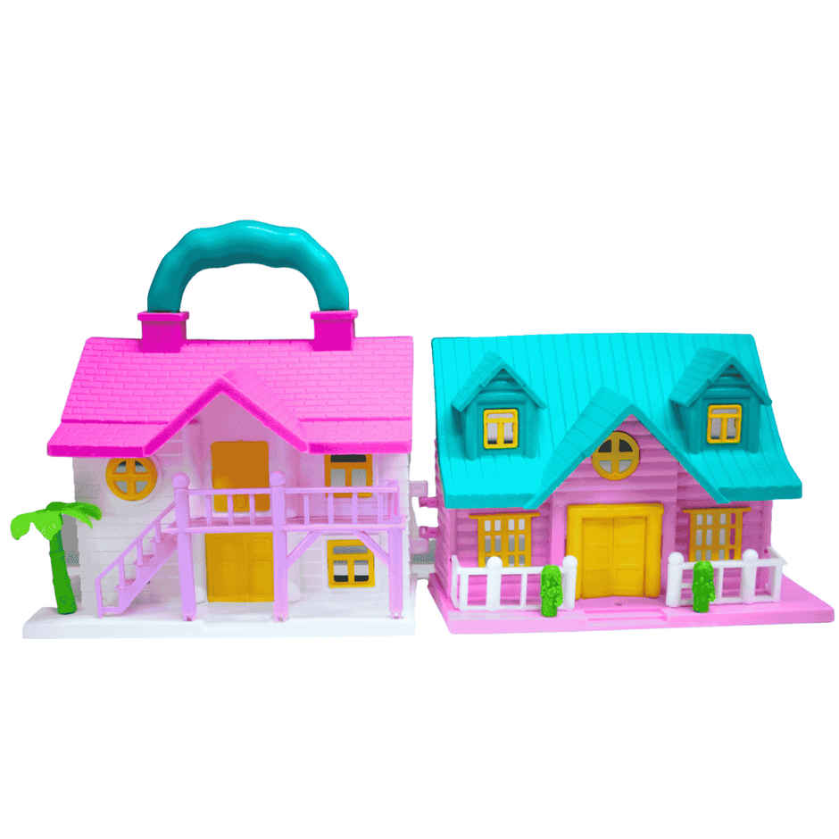 Toytales Pink Doll House | Play Set Toys For Girls | Gift For Girls | Birthday Gift