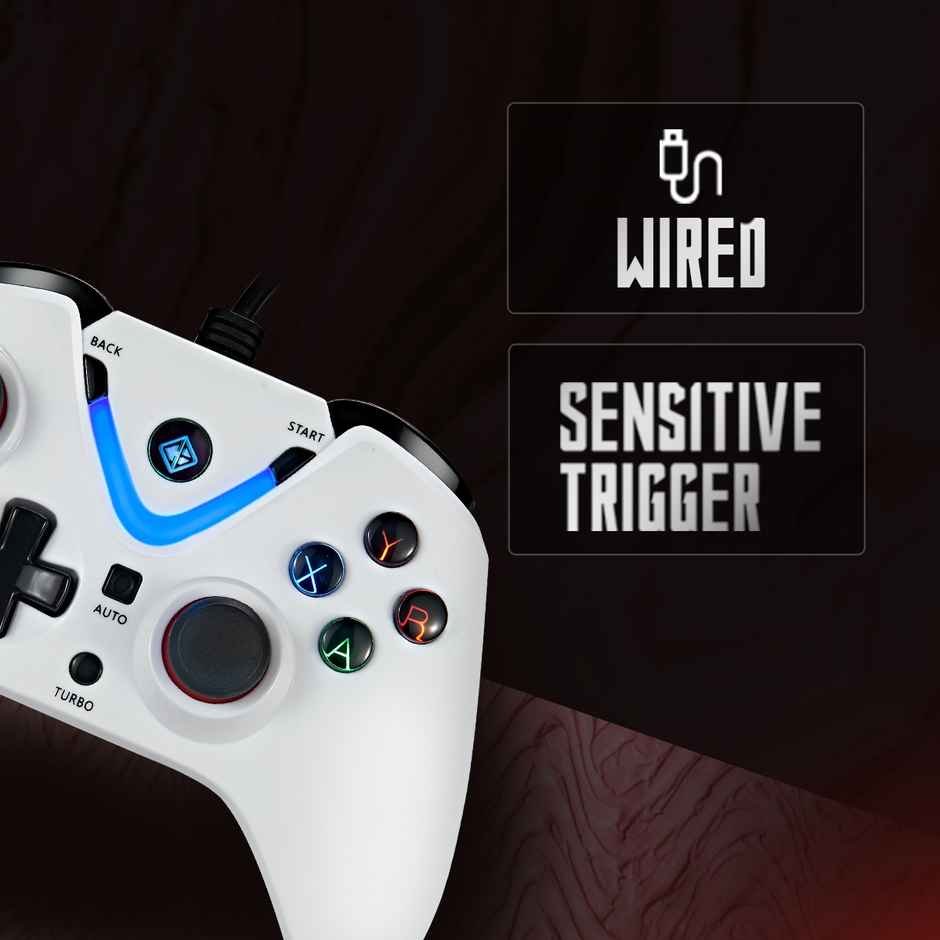 Cosmic Byte Ares Wired Controller For Pc (White)