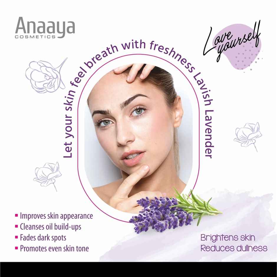 Anaaya Detoxifying Face Wash - Lavish Lavender
